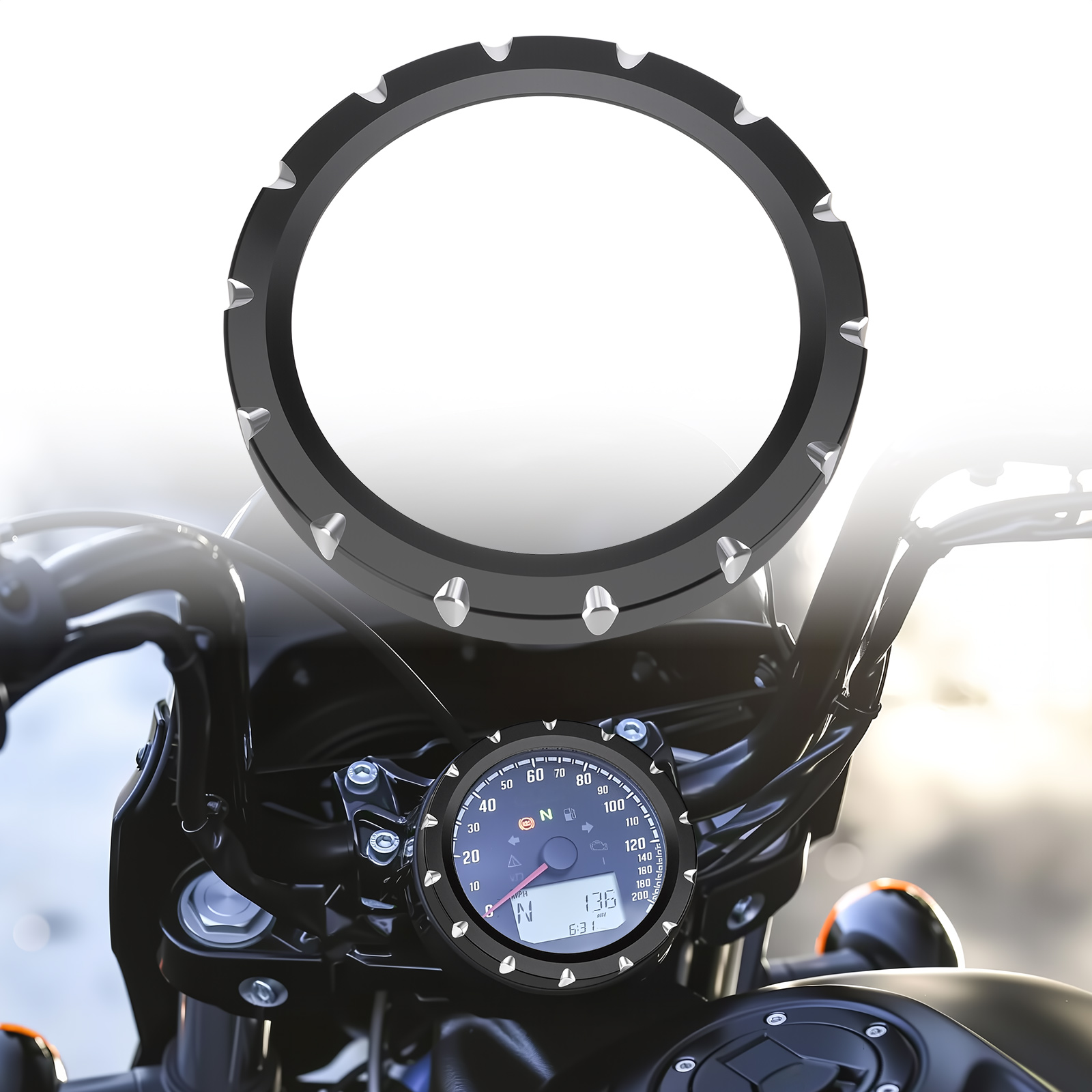 Musical Instrument Of India - Motorcycle Speedometer Trim Ring Cover Instrument