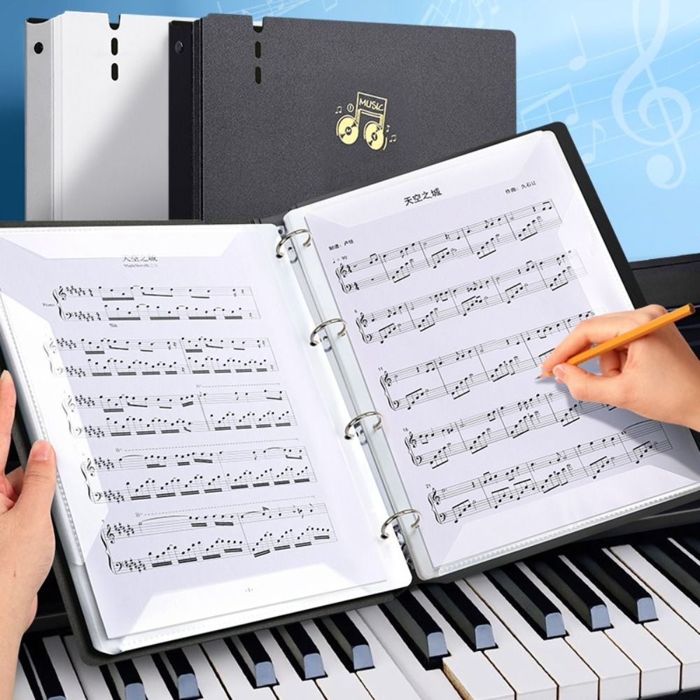 Musical Instruments List - Creative Plastic Music Score Folder A4