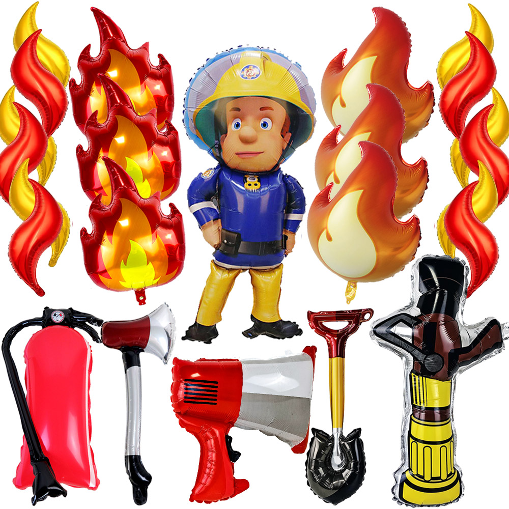 Musical Instrument Gong - Fire Truck Birthday Party Decor Flame