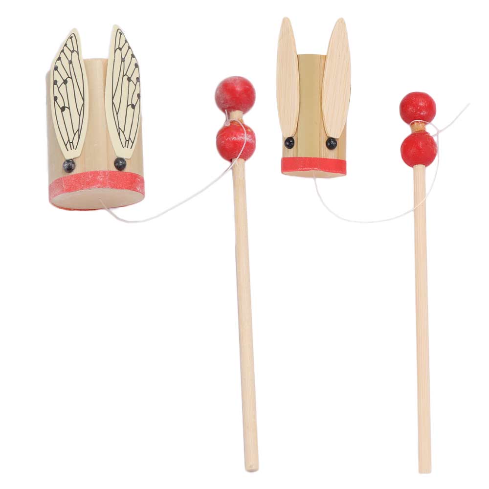 Musical Instrument You Shake - Traditional Chinese Bamboo Cicada Toy Musical