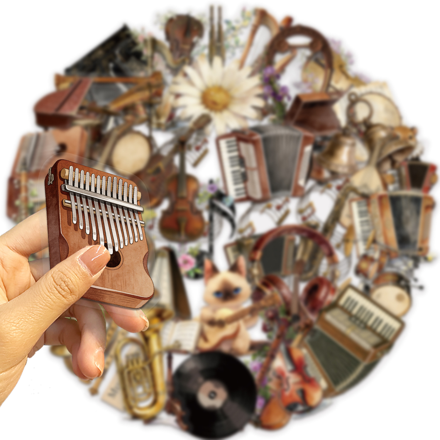 50PCS Retro Musical Instrument - Musical Instruments List review and price