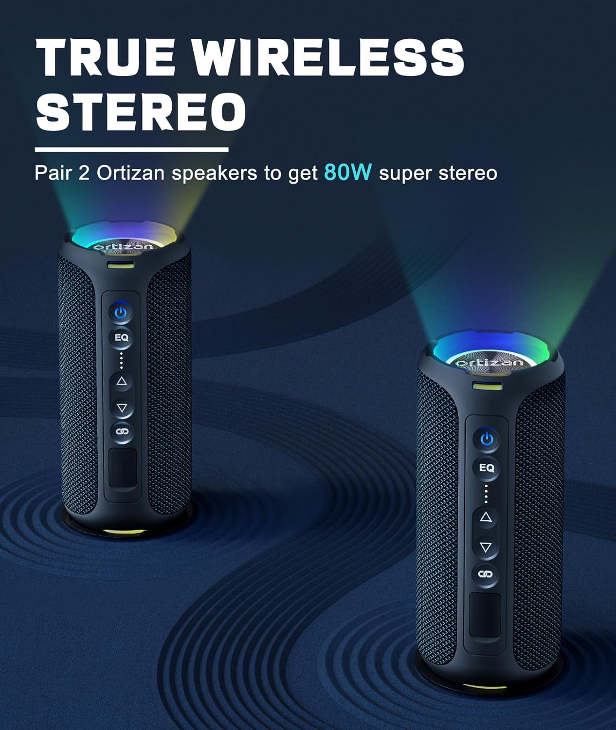 Ortizan Bluetooth Speakers 40W - Musical Instrument Vector review and price