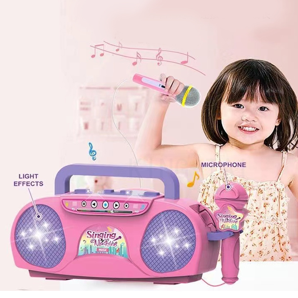 Kids Microphone Karaoke Machin - Musical Instrument Drawing review and price
