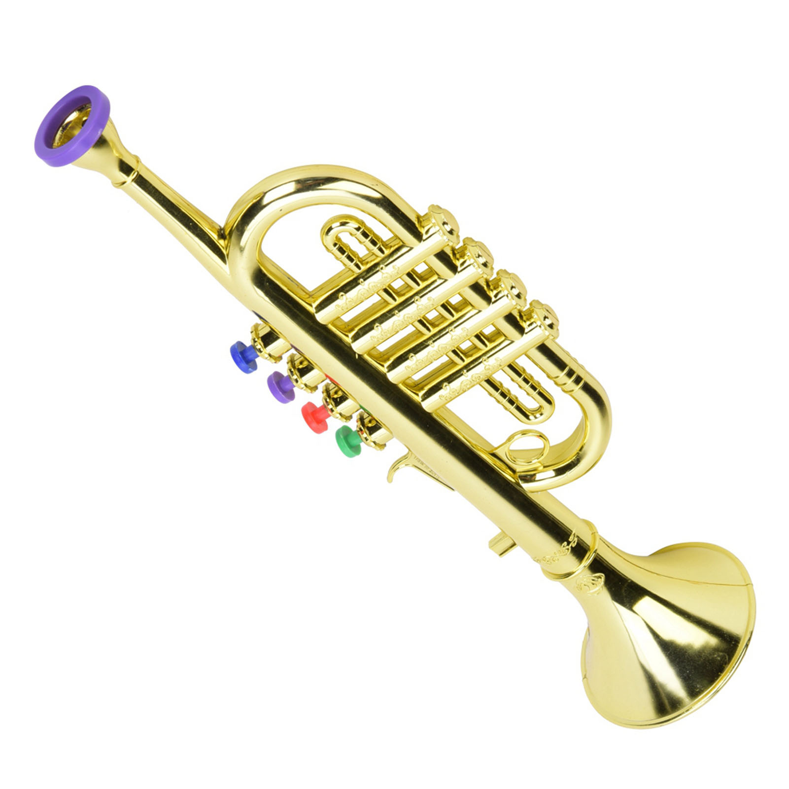 Kid Trumpet Golden Coated Plas - Musical Instrument Drawing review and price