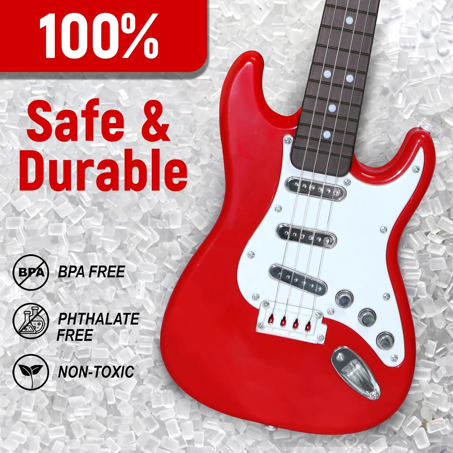 Kids Electric Guitar Toy - 4-S - Musical Instrument Drawing review and price