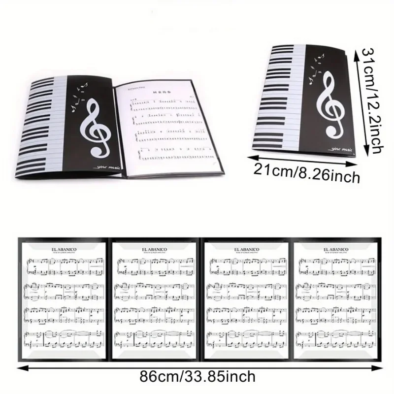 4 Pages Expand Music Folder A4 - Musical Instruments List review and price