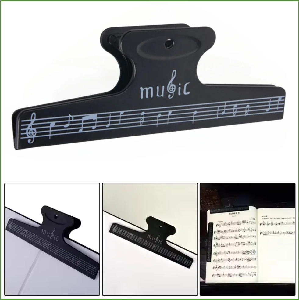 Sheet Music Clips Book Page No - Musical Instruments List review and price
