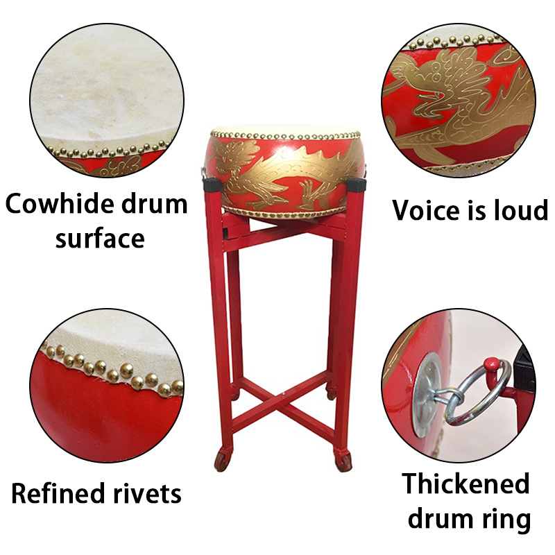 8/10/16 Inch Drum Chinese Cowh - Musical Instrument Drawing review and price