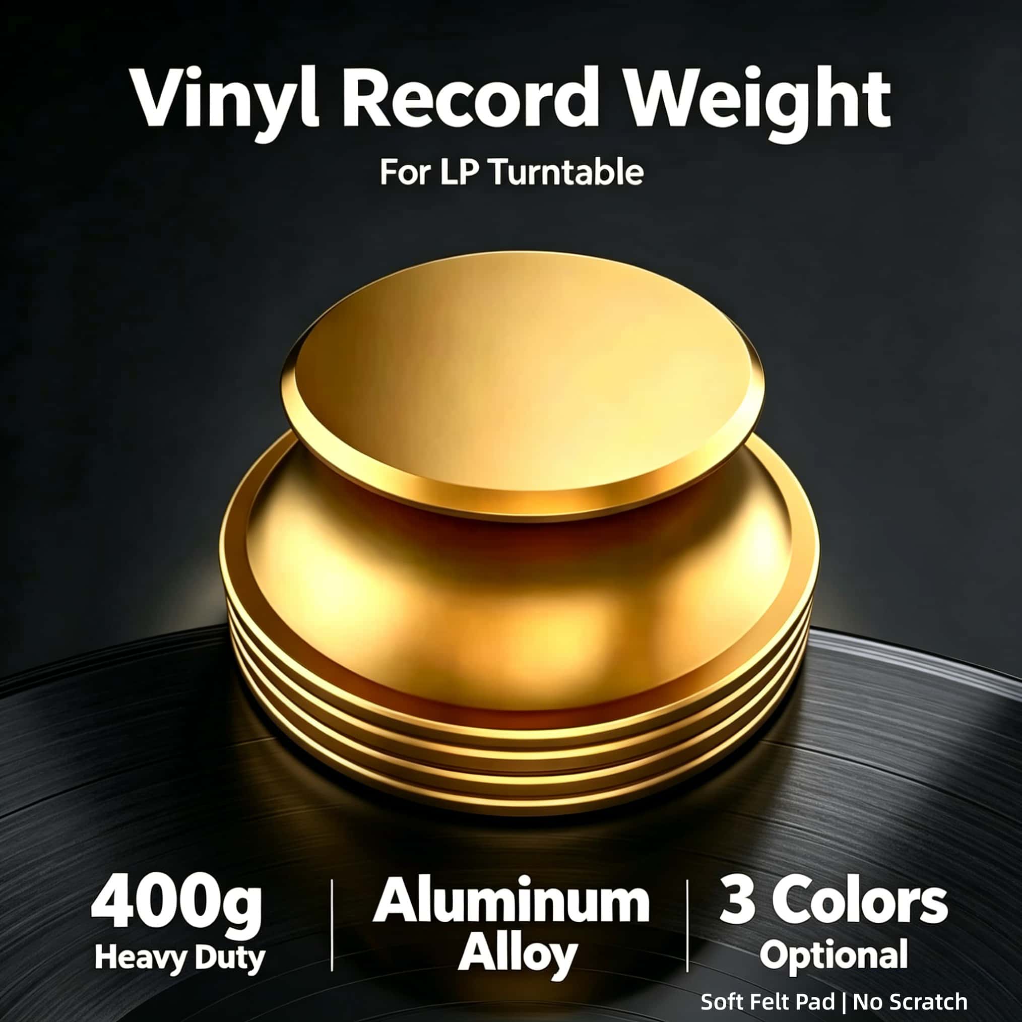 400g Vinyl Record Weight Stabi - Musical Instrument Vector review and price